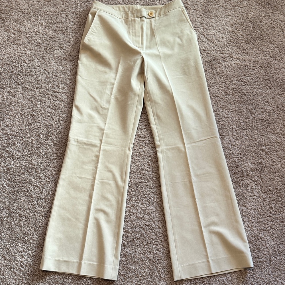Motivi Elegant Cream Wide Leg Pants